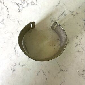 Hammered Silver Cuff Bracelet